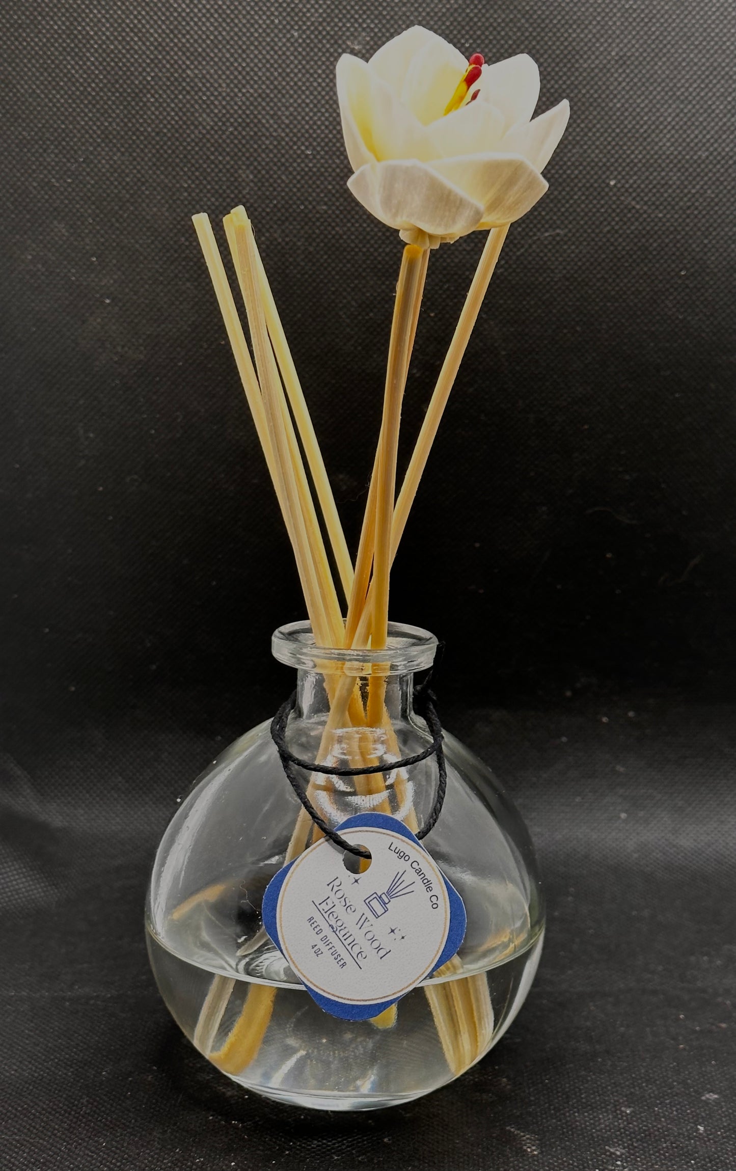 Rose Wood Elegance Reed Diffuser 4oz