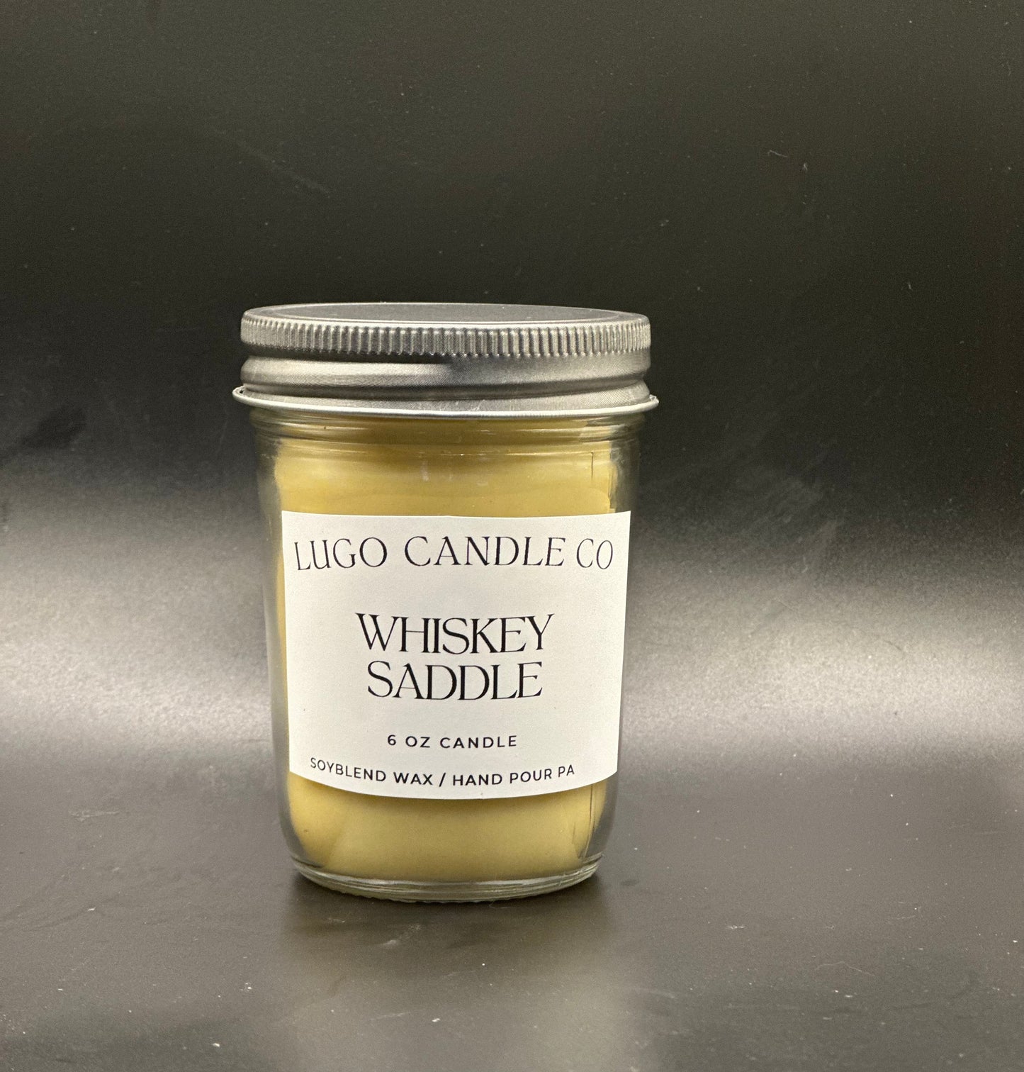 Whiskey Saddle candle