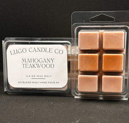 Mahogany Teakwood 6 oz wax Melt