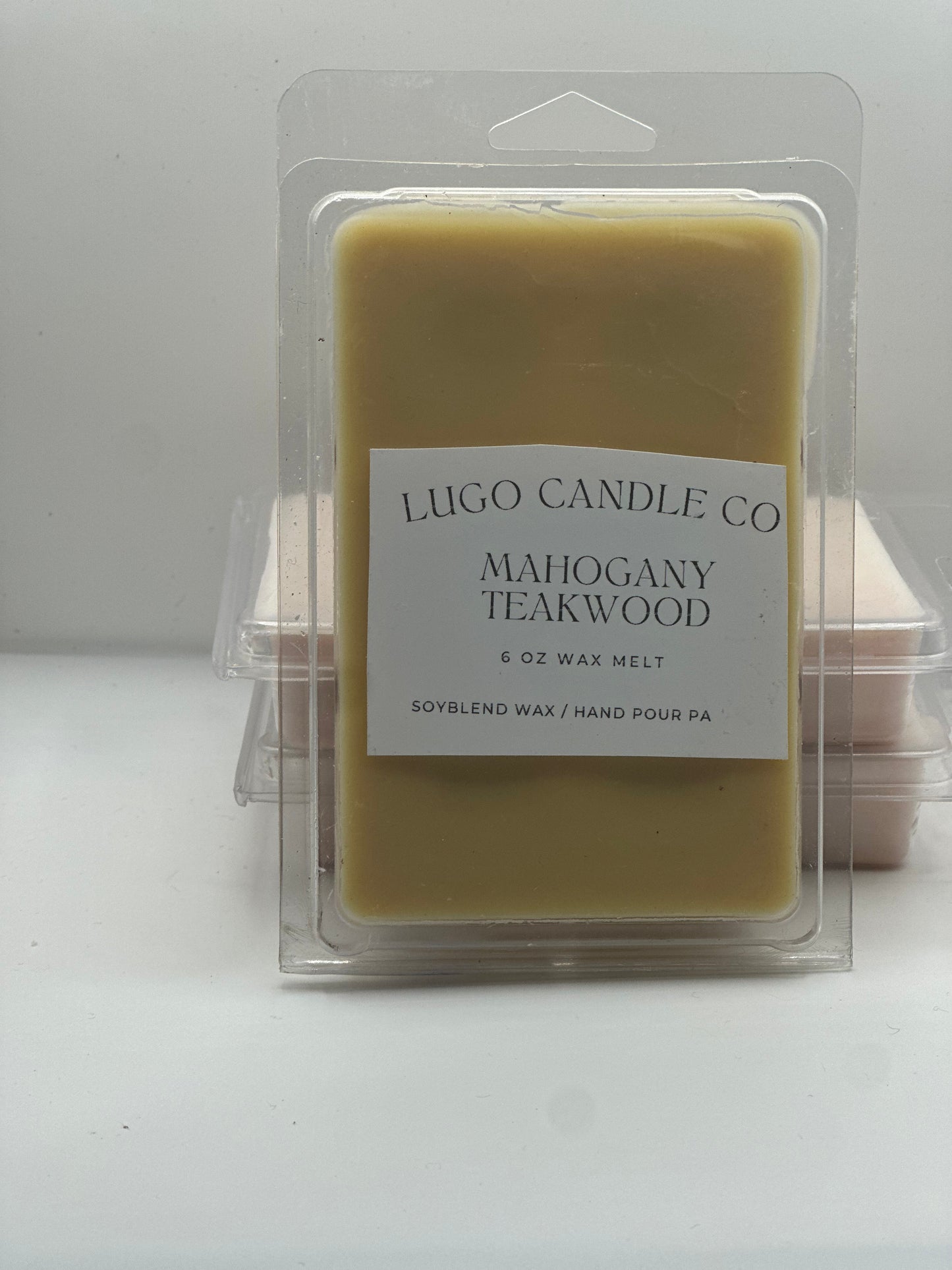 Mahogany Teakwood 6 oz wax Melt
